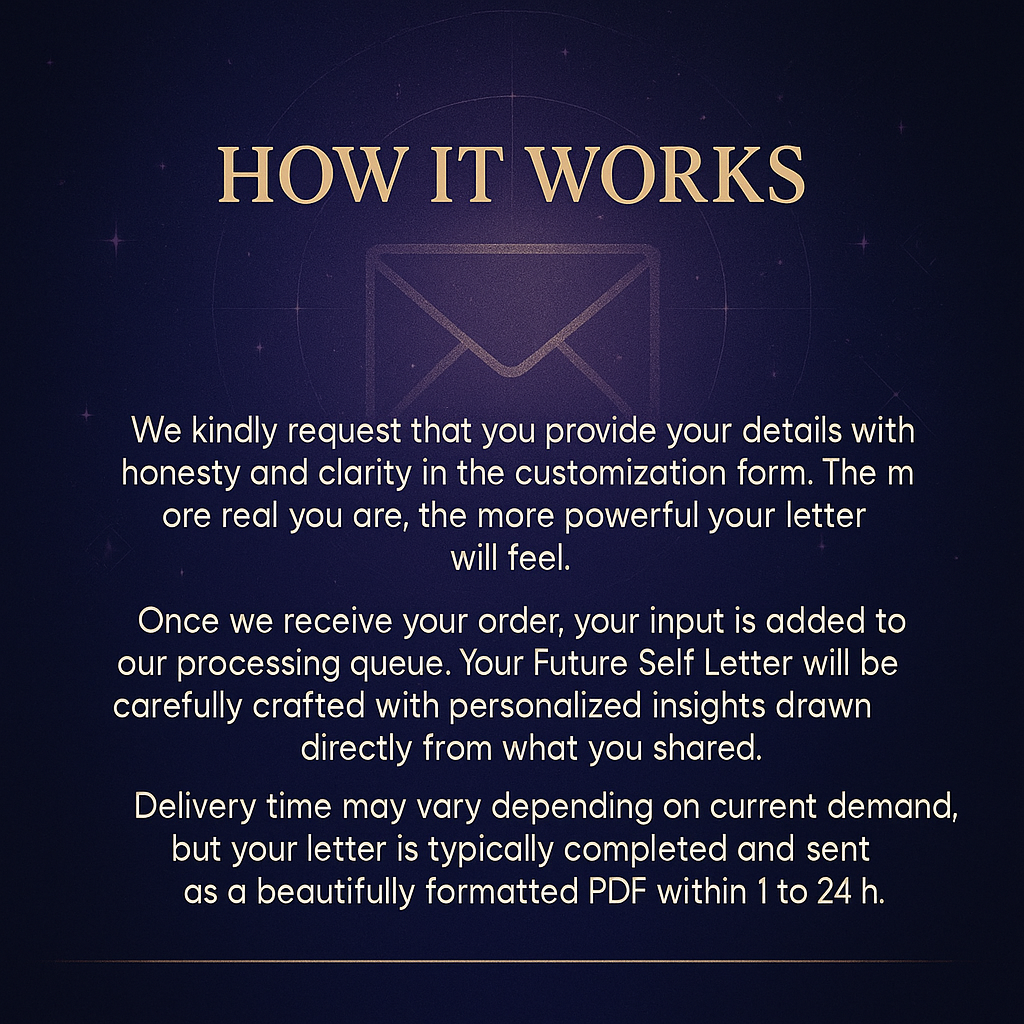 Future Self Letter